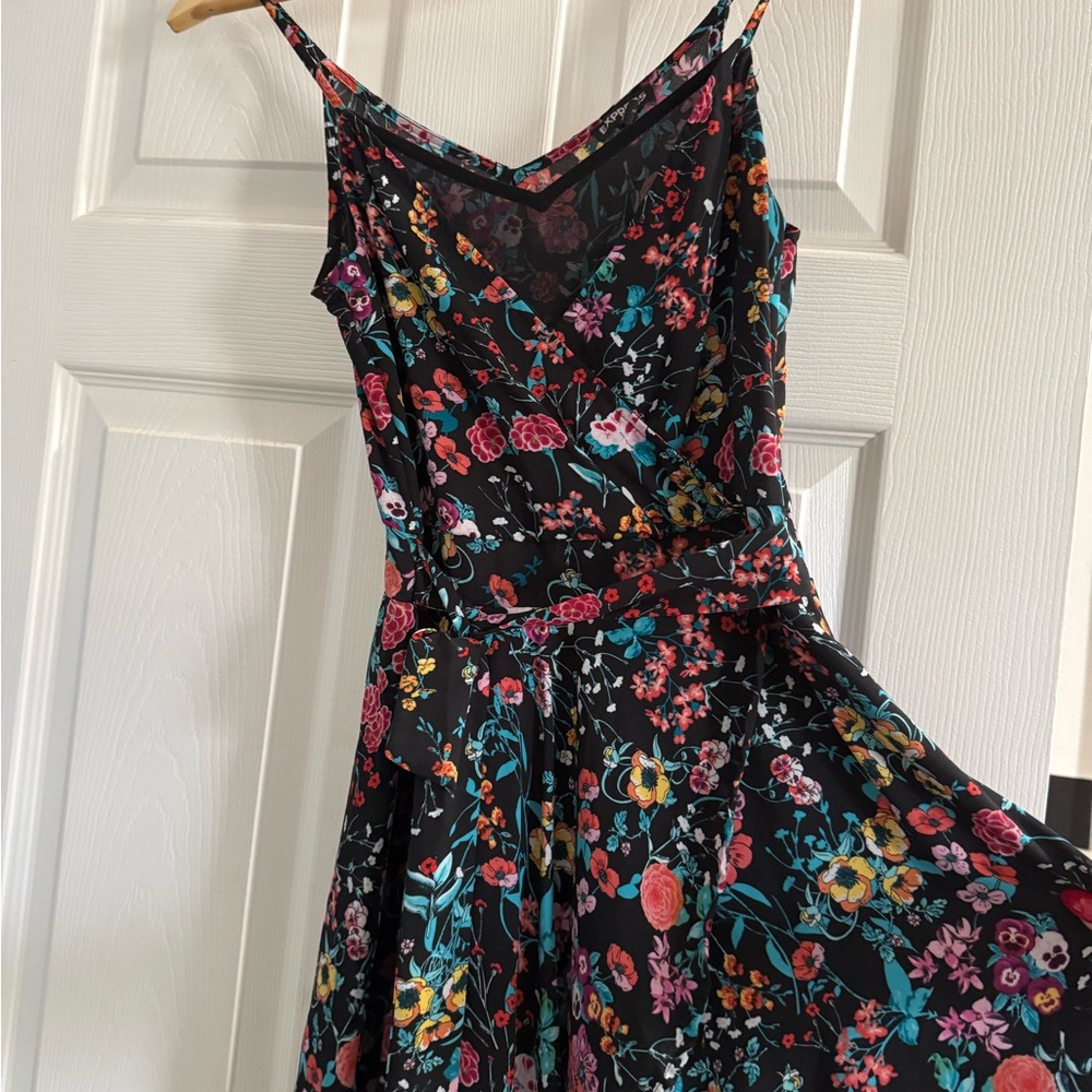 Floral Spaghetti Strap Dress